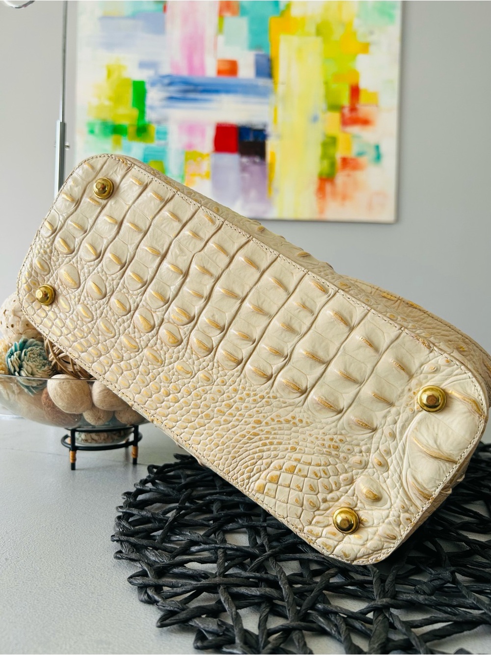 Vintage Brahmin Medium Asher Shoulder Bag - Bali - Picture 13 of 15